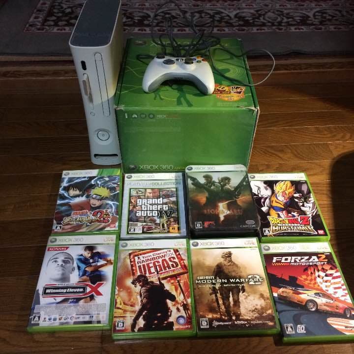 Xbox 360本体➕ソフト全8種類！「値下げはします」 Xbox360本体