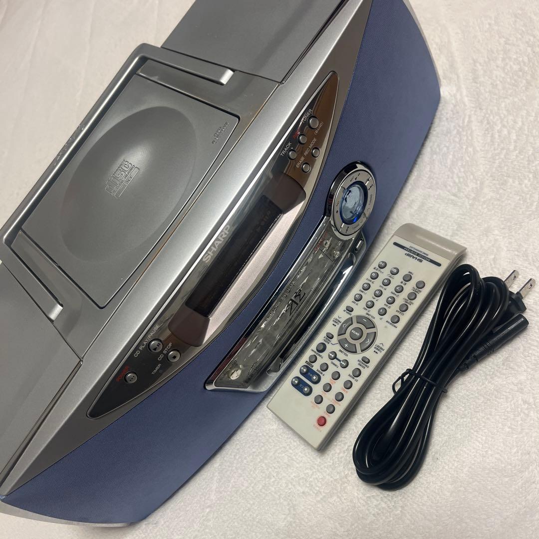 シャープ SD-FX10-Sシルバー1ビットCD/MDシステム 2004年 - メルカリ