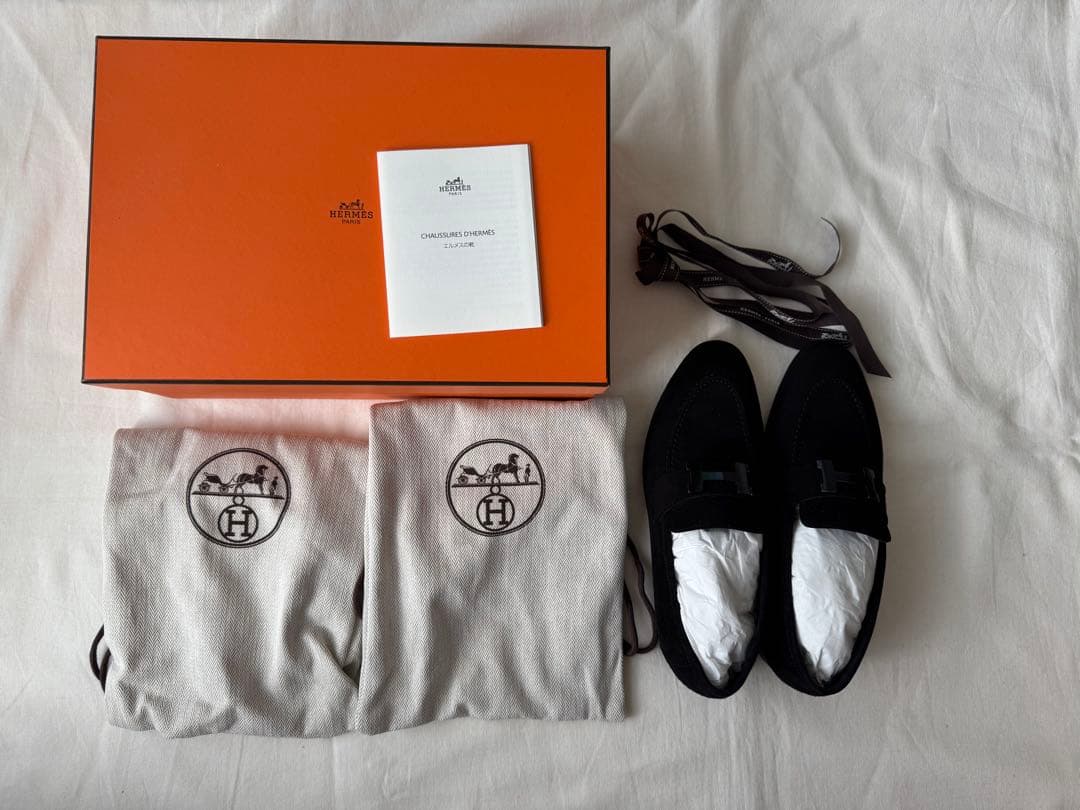 【新品・未使用】HERMESエルメス 2024AWモカシン《パリ》 35