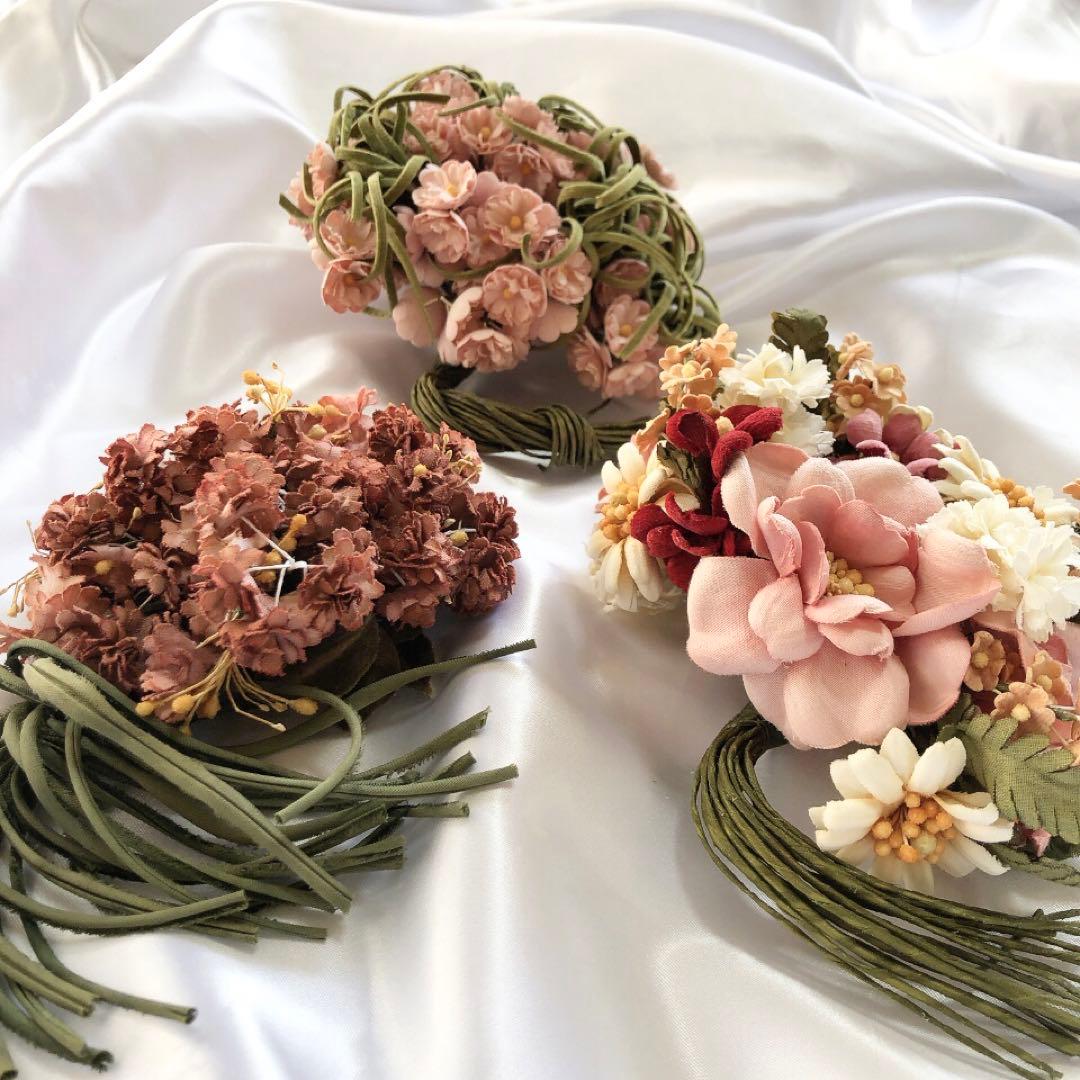 美品】ピンクハウス カネコイサオ 5点セット 造花コサージュ フラワー