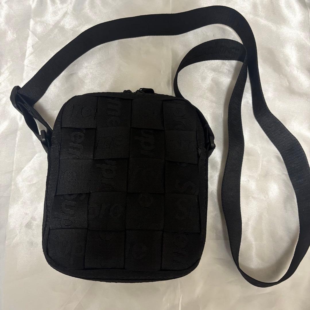 バッグ Supreme Woven Shoulder Bag \"Black\" 23SS