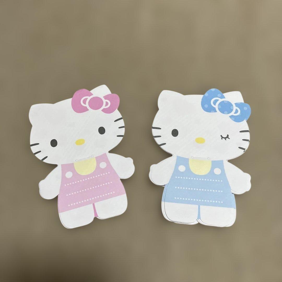 ハローキティ ダイカットメモ - メルカリ