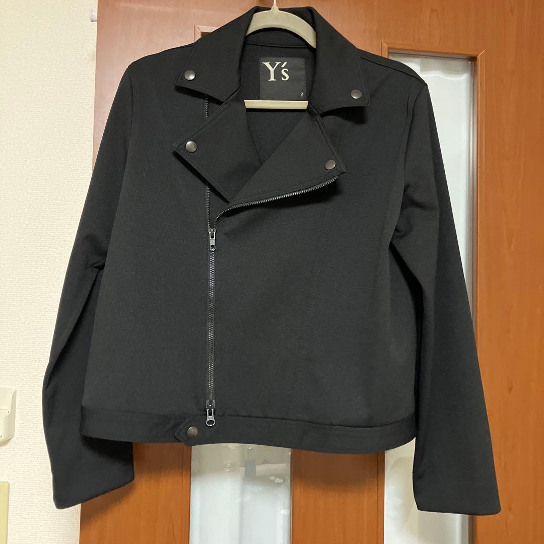 Y's ブラック ライダースジャケット サイズ2 - メルカリ
