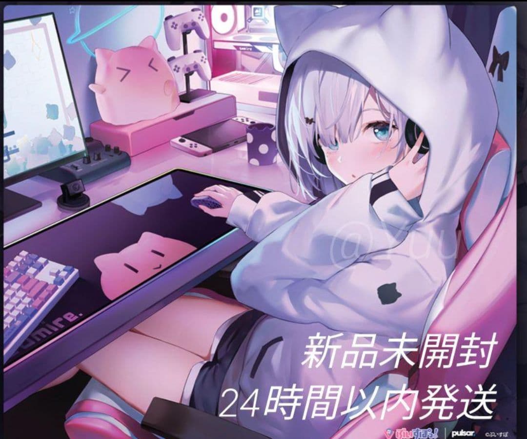 新品未開封】ぶいすぽっ！ ガラスマウスパッド 花芽すみれ VSPO! GEAR