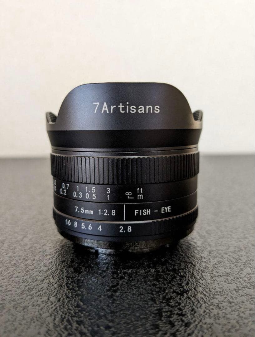 レンズ(単焦点) 7artisans 7.5mm f2.8 II fish-eye