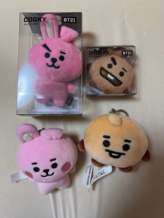 K-POP・アジア BTS bt21 cooky shooky BTS BT21 Official Authentic Purple Edition Shooky Standing Soft