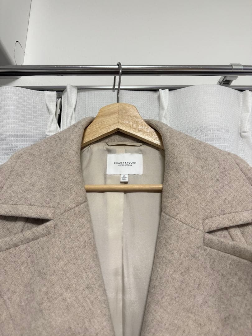 Beauty&Youth】BY∴MANTECO メルトンメランジミドル丈コート