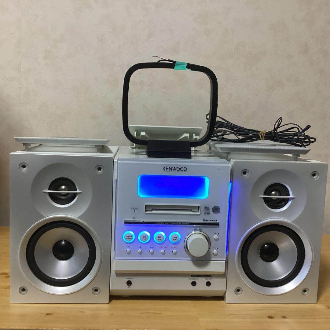 KENWOOD RXD-SZ3MD ミニコンポ アンテナ付 カセットNG - メルカリ