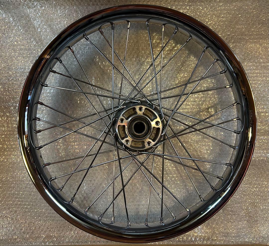 ハーレー 2007 FXSTC 純正スポークホイール 21インチ 2.15J