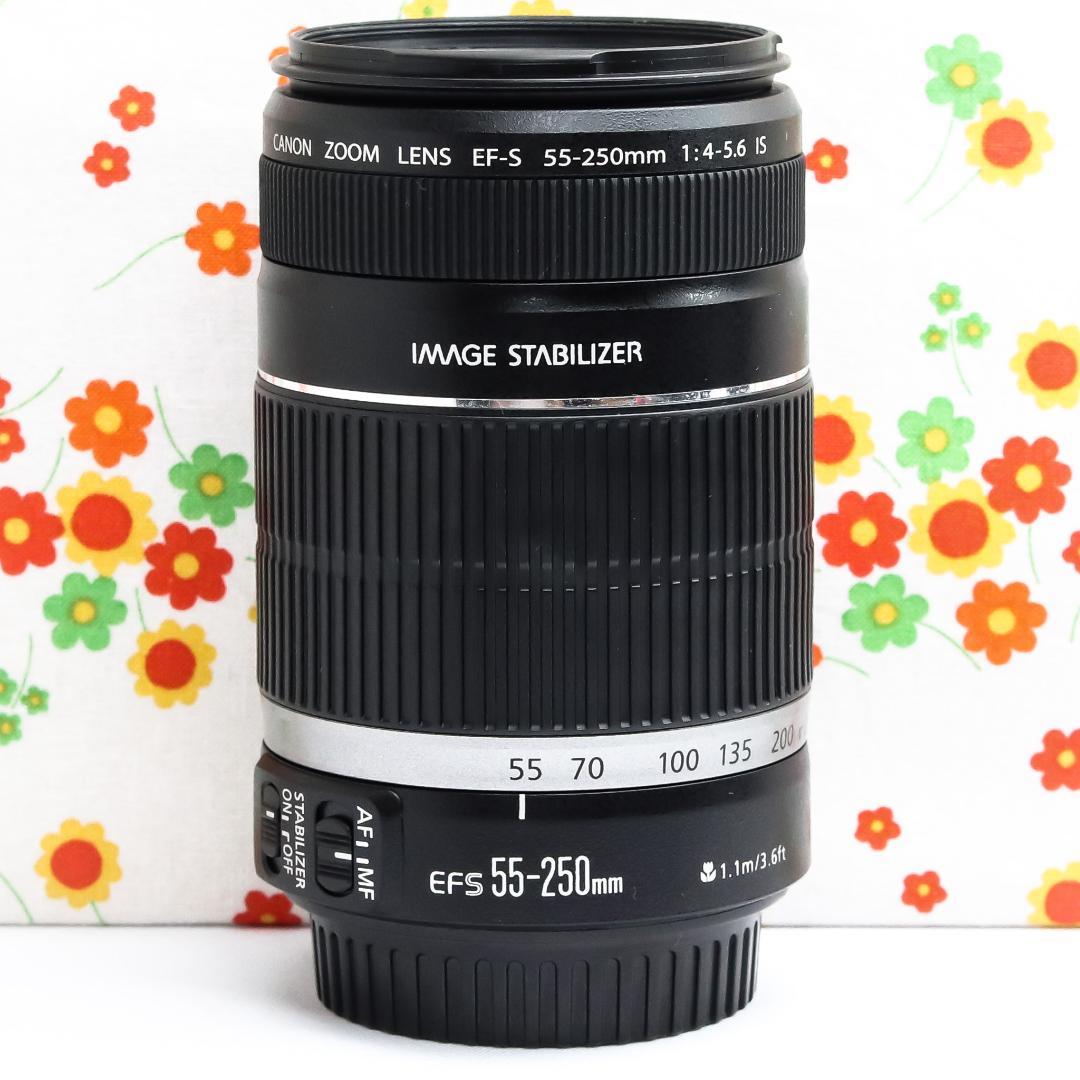 キャノン Canon EF-S 55-250mm IS☆お手軽望遠レンズ♪ - メルカリ