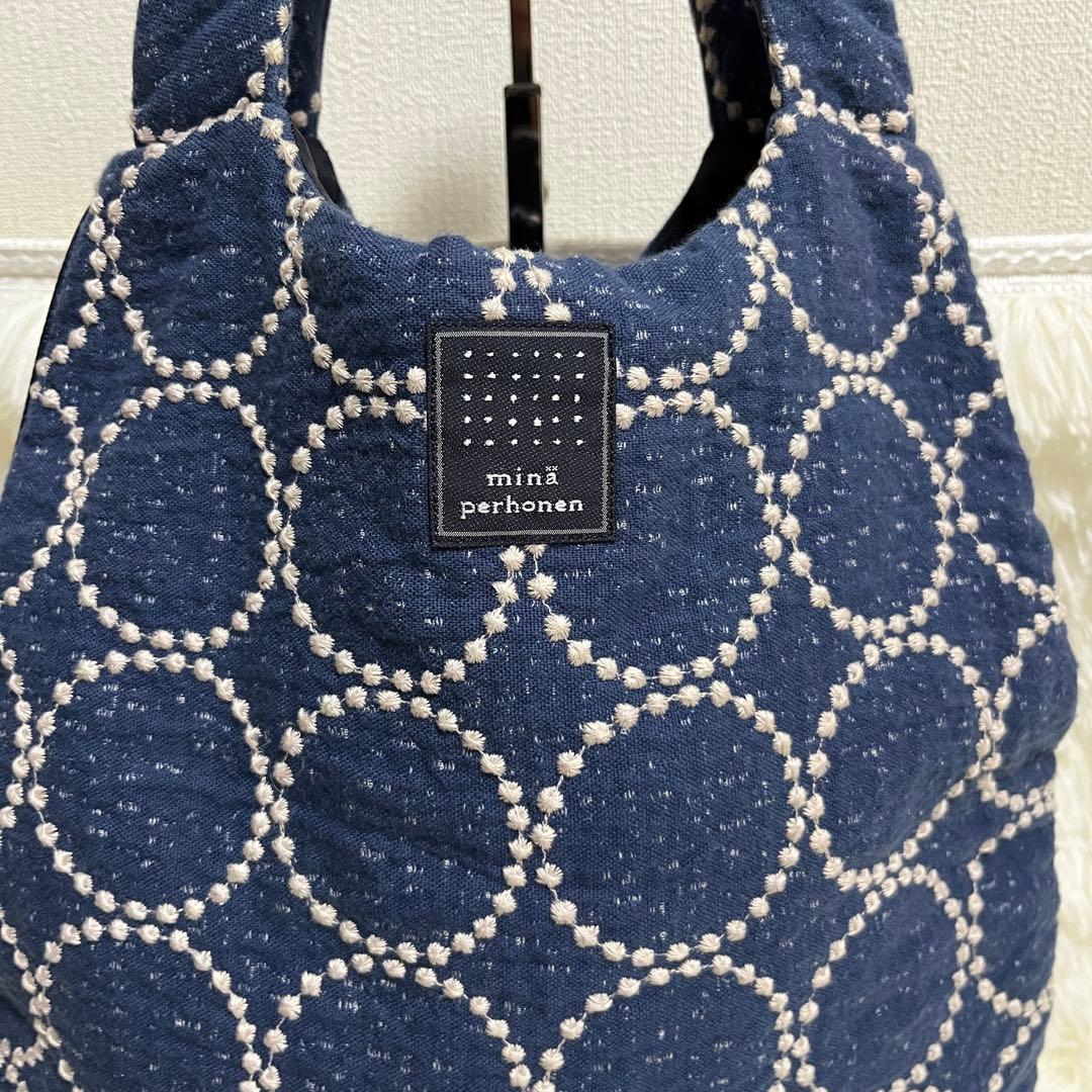 未使用級✨ミナペルホネン タンバリン エッグバッグ ハンドバック 公式