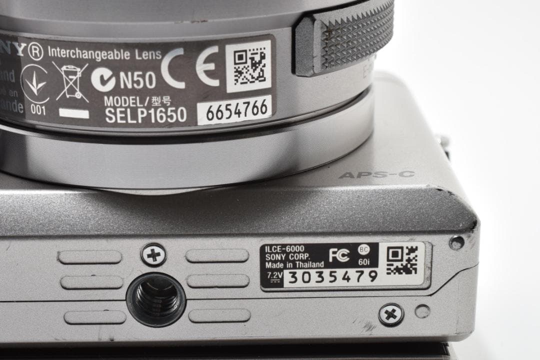ソニー SONY α6000 レンズキット S数1075回 安心の動作確認済品