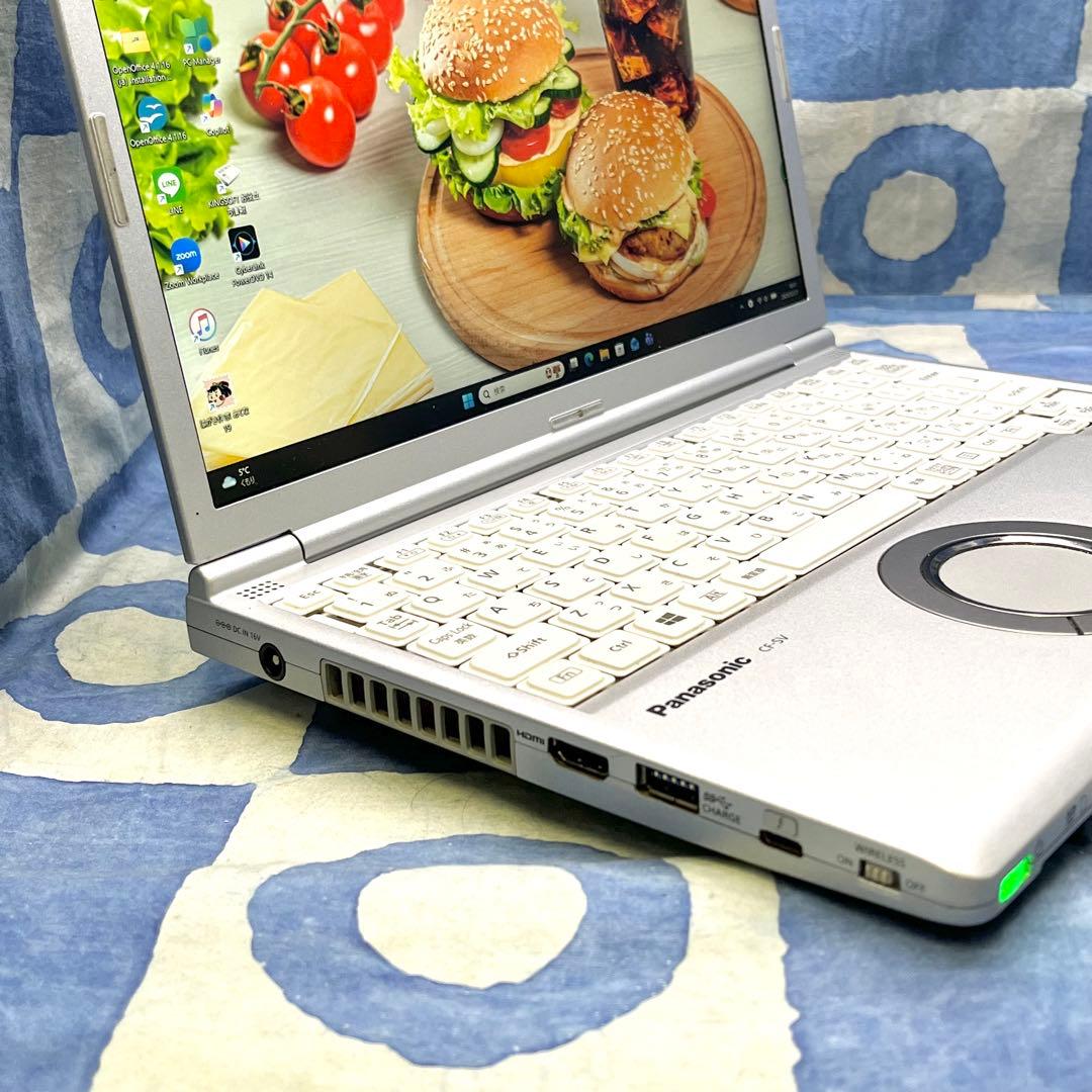 第8世代♡人気レッツノート♪快速SSD256GB☆高性能i5☆カメラ！Win11