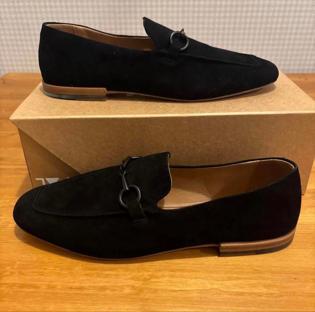 SHIPS シップス 靴 メンズ スエード ローファー BLACK 黒 - メルカリ