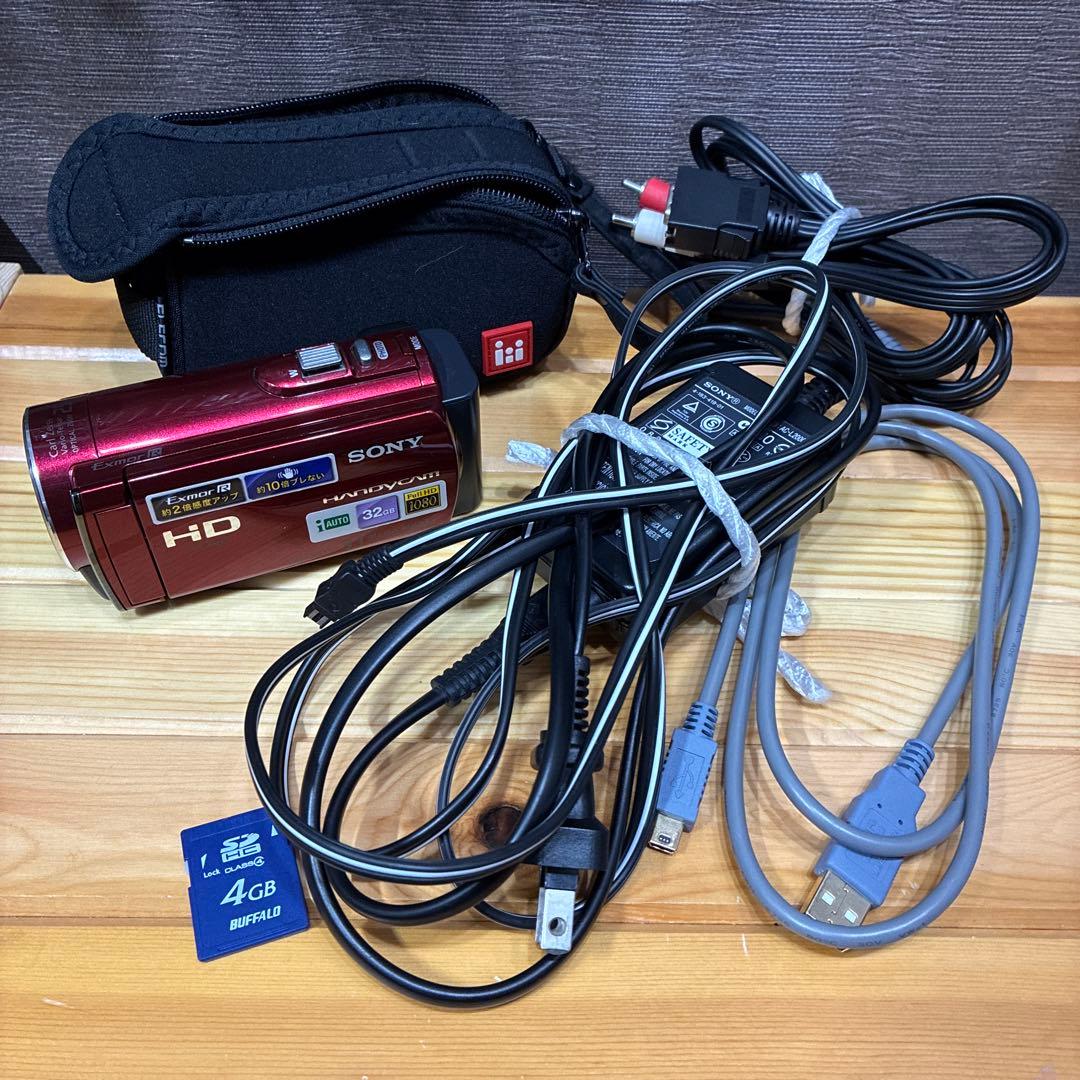 SONY デジタルHDビデオカメラレコーダー HDR-CX170/R Amazon.co.jp: SONY デジタルHDビデオカメラレコーダー CX170 レッド