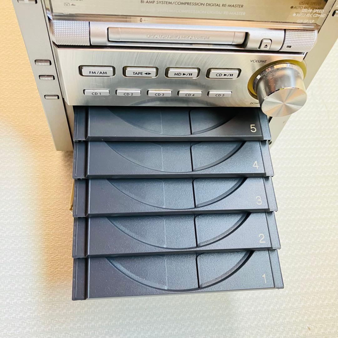 Panasonic コンポ SC(SA)-PM77MD/CDMD動作OK/訳ありの通販はau PAY