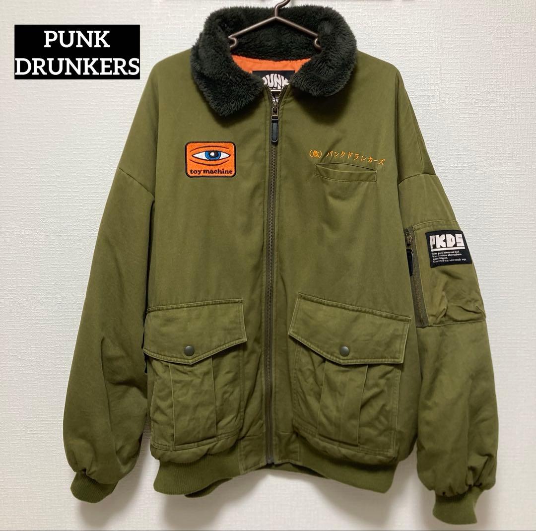 PUNK DRUNKERS パンクドランカーズ ドカジャン 刺繍 - メルカリ