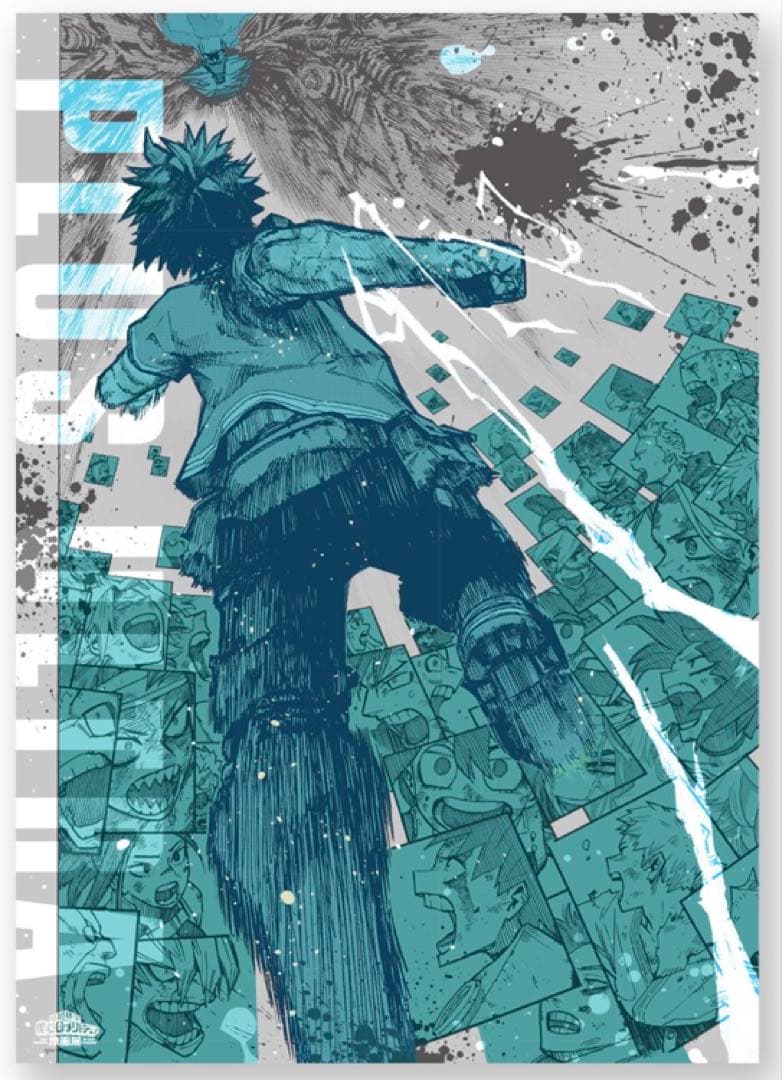 ヒロアカ 原画展 A2アートポスター 2枚セット 緑谷 出久 爆豪 勝己