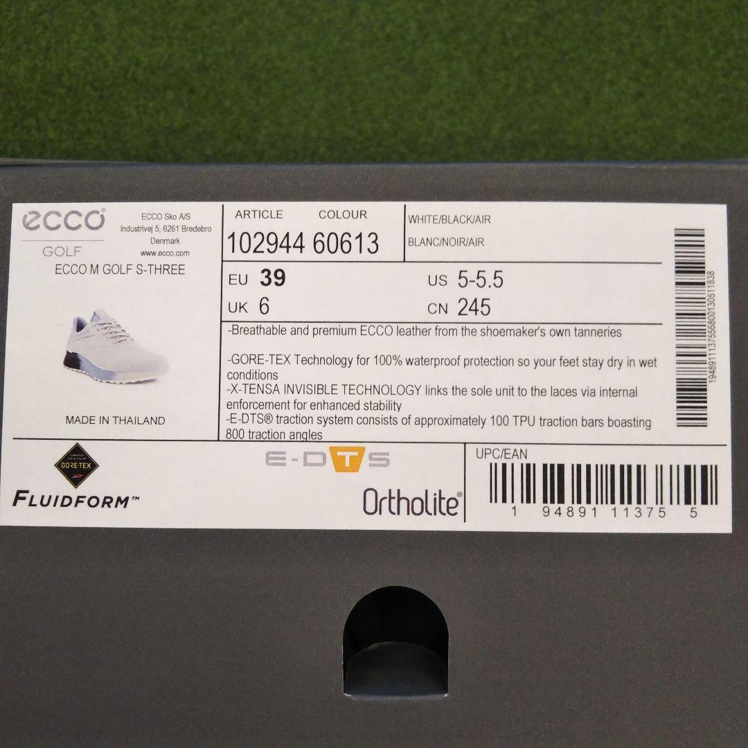 新品 エコー 102944-60613 メンズ ゴルフシューズ 24.5cm