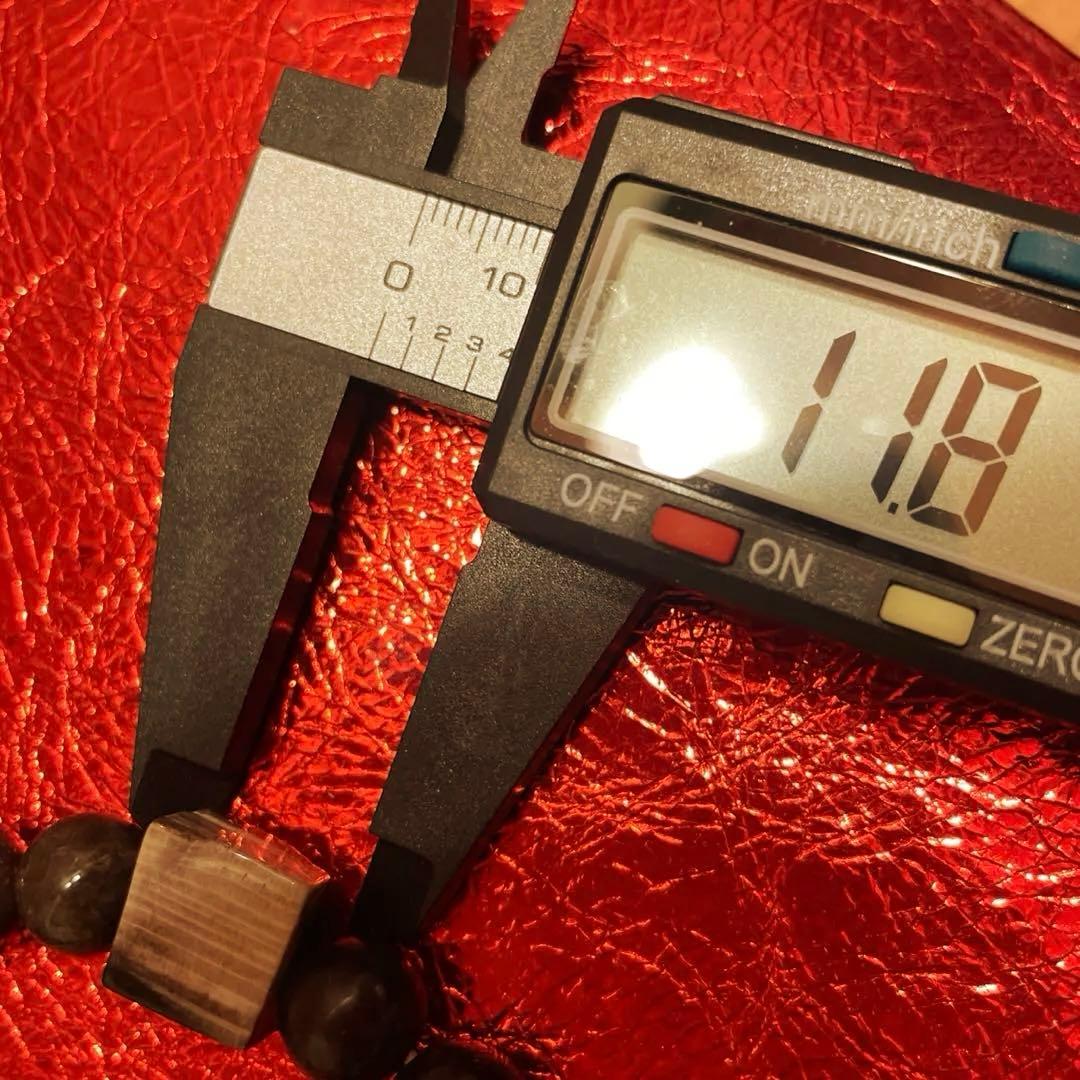 ぼ*ん様 天然石 ブレスレット 神居古潭石 チョコ 北海道 珪化木