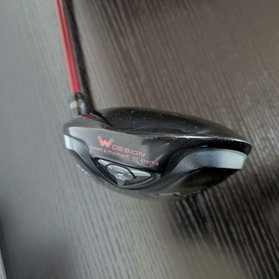 プロギア短尺ドライバーRSREDゴルフクラブ赤シニア初心者フジクラ