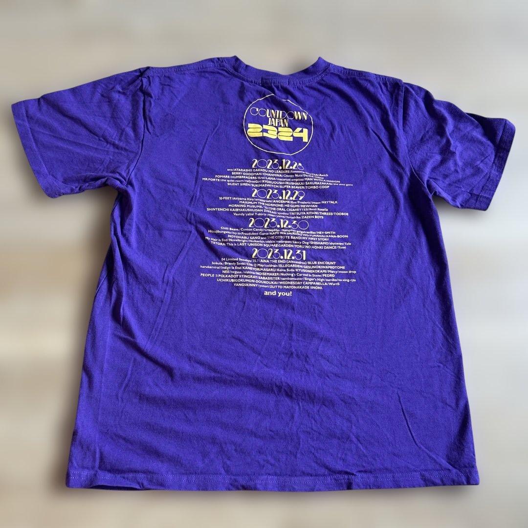 カウントダウンジャパン2324 公式Tシャツ countdown japan - メルカリ