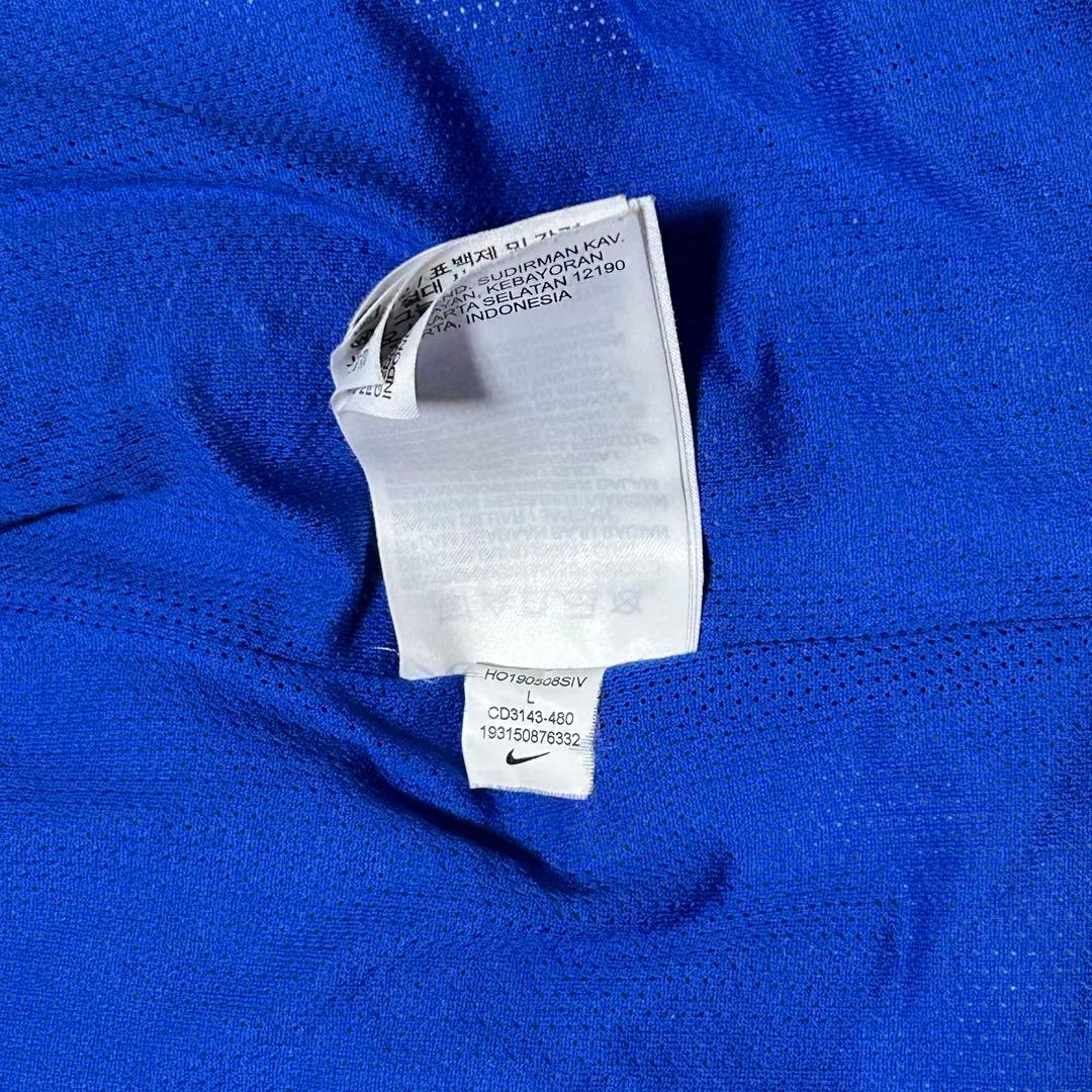 NIKEナイキ ボアベスト ブルー フリースベスト ポケットファスナー