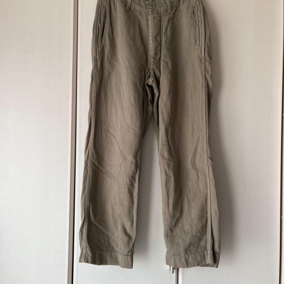 すみれさま専用　ヴェリテクール カーキ チノパン サイドポケット付き すみれさま専用 ヴェリテクール カーキ チノパン サイドポケット付き