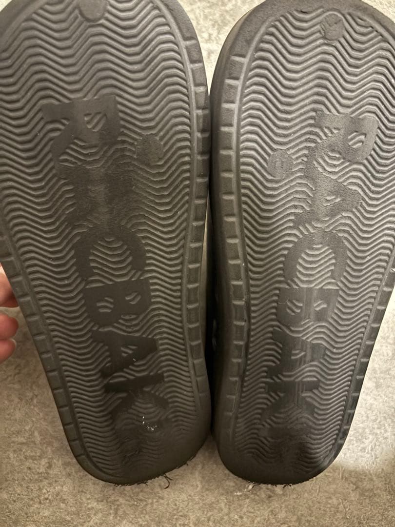 Rakubaki イージーサポ ブラックサンダルサイズL