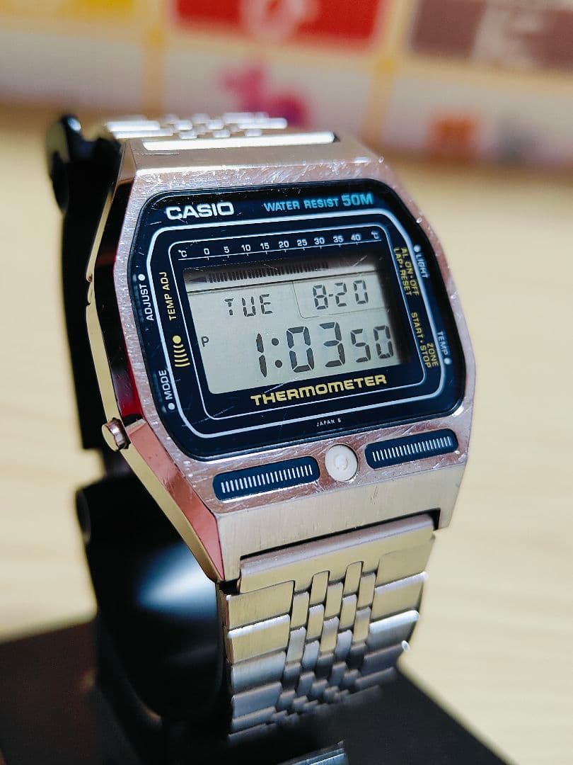 レア CASIO TS-2000 THERMOMETER デジタル腕時計 - メルカリ