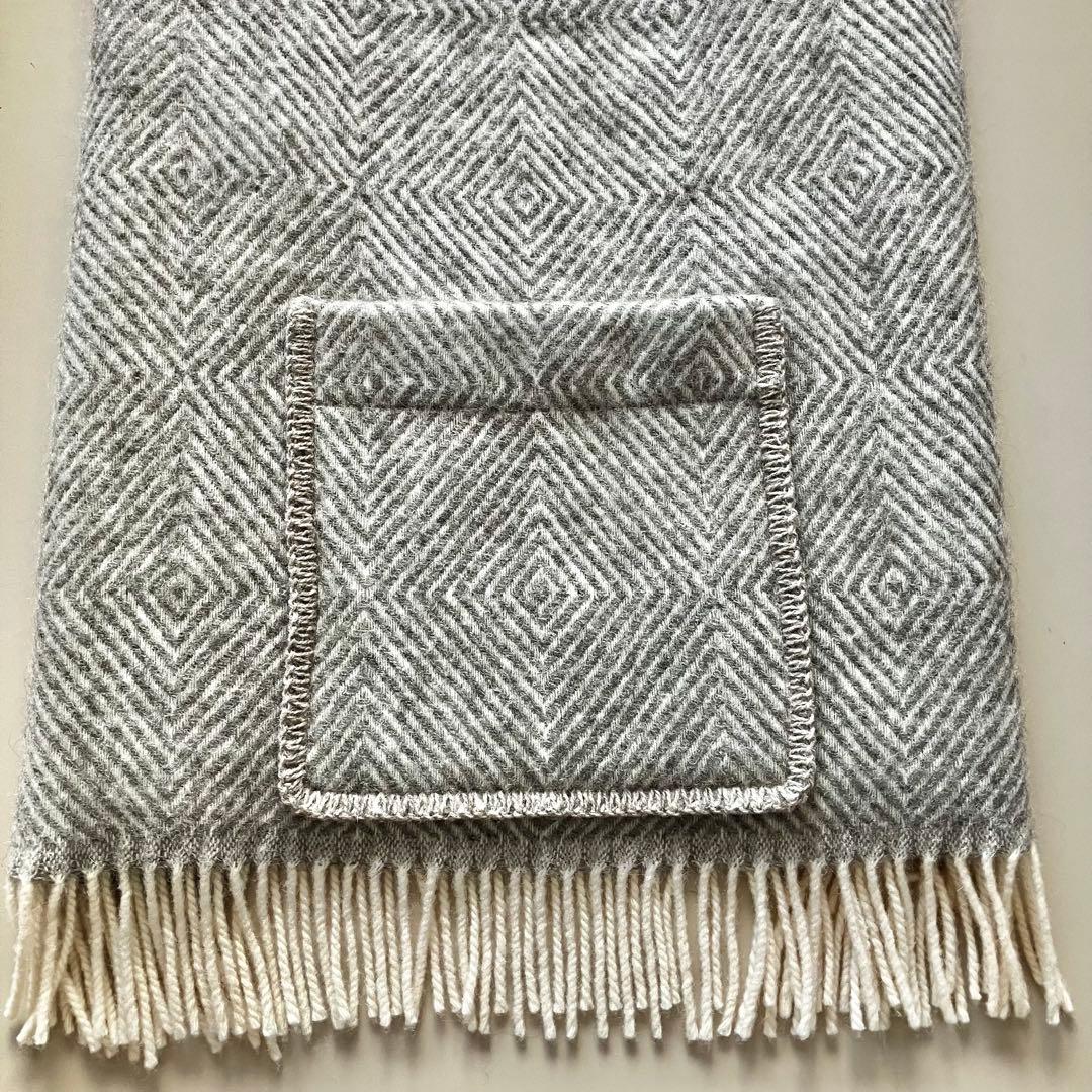 ラプアンカンクリ　MARIAポケットショール　グレイホワイト LAPUAN KANKURIT ラプアンカンクリ｜ポケットショール MARIA COMFOTA