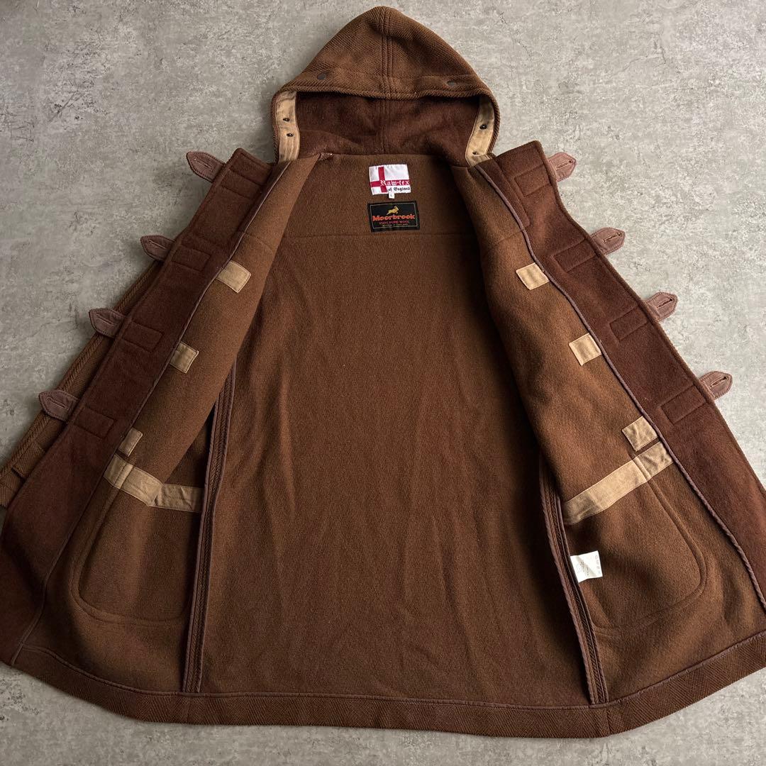 英国製□Raw-tex ムーアブルック ヘリンボーン ウール ダッフルコート