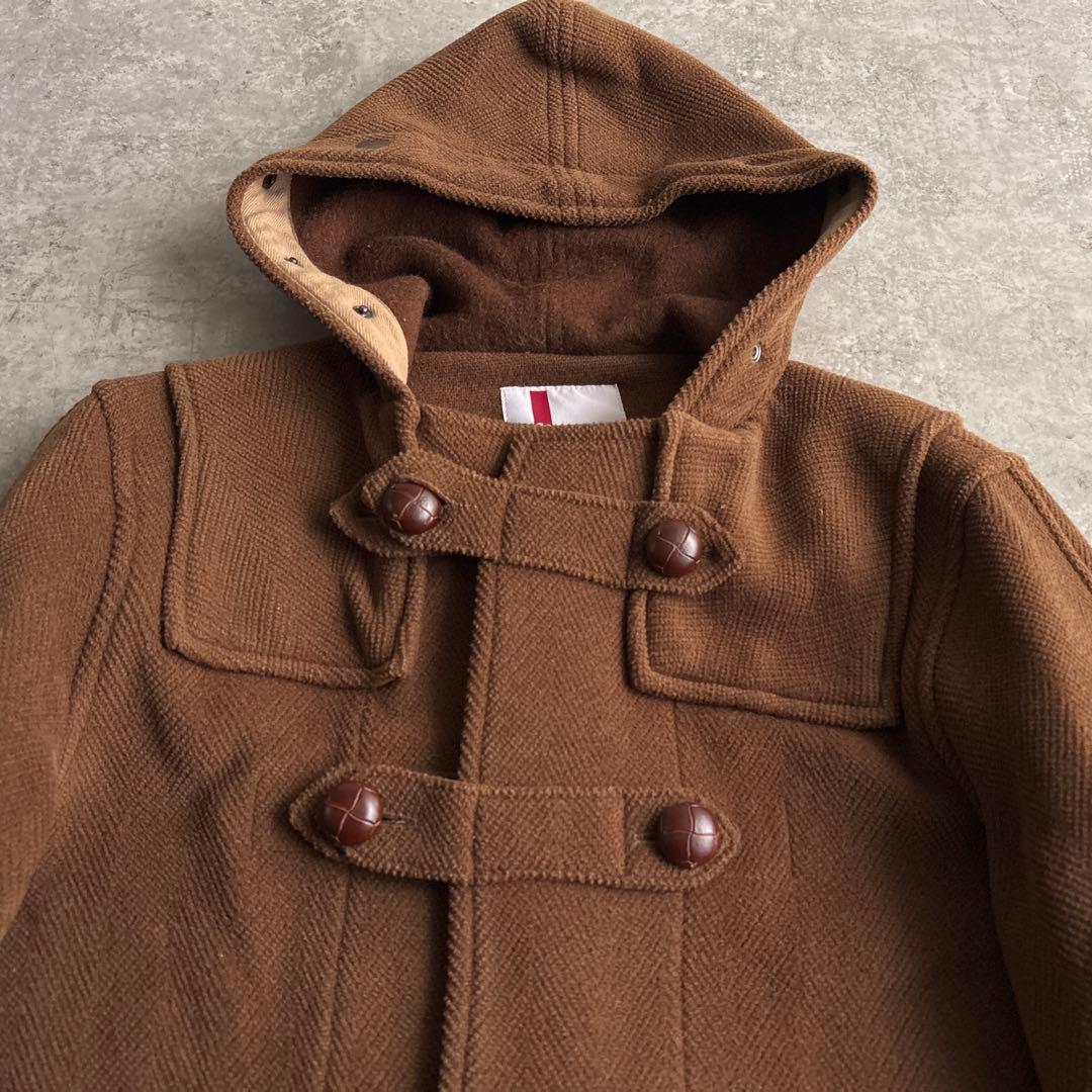 英国製□Raw-tex ムーアブルック ヘリンボーン ウール ダッフルコート