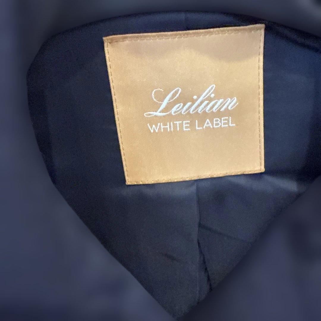 レリアン ホワイトレーベル11号 近年タグ 濃紺 ウールのピーコート 冬