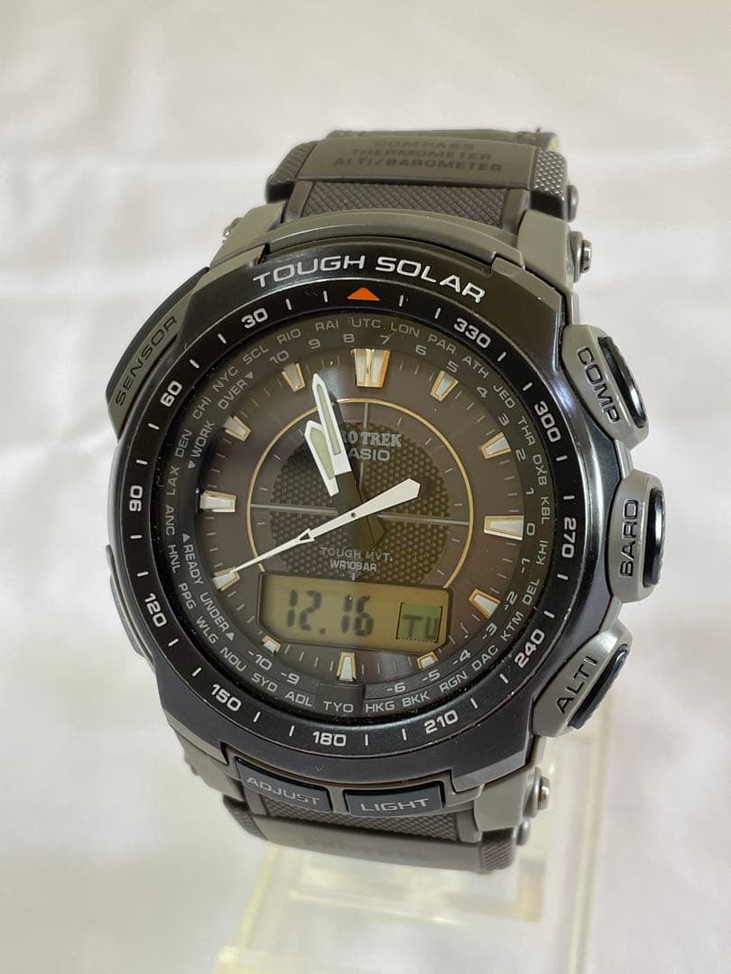 CASIO PROTREK プロトレック　タフソーラー CASIO PROTREK PRW-5000-1JF カシオ プロトレック タフソーラー マルチ