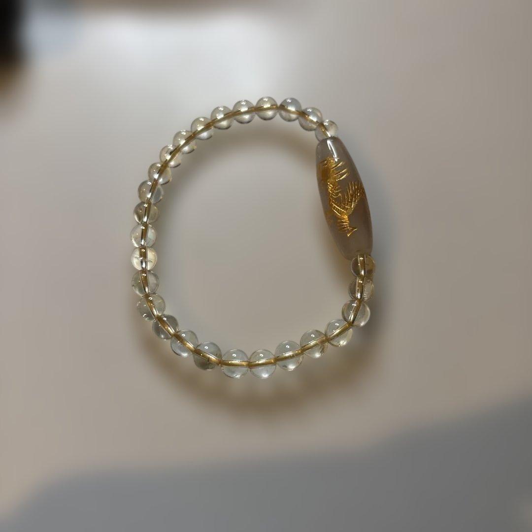 手彫り白めのう金龍神天珠さま！すんごい！ちーやん様オーダー】ハー