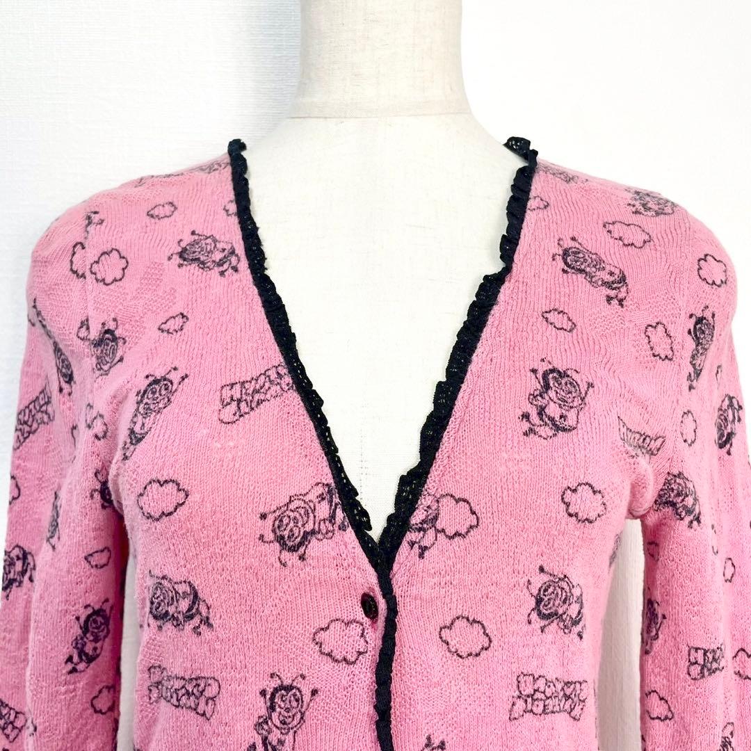 y2k❤️ 00s HYSTERIC GLAMOUR bee ロゴ カーディガン - メルカリ