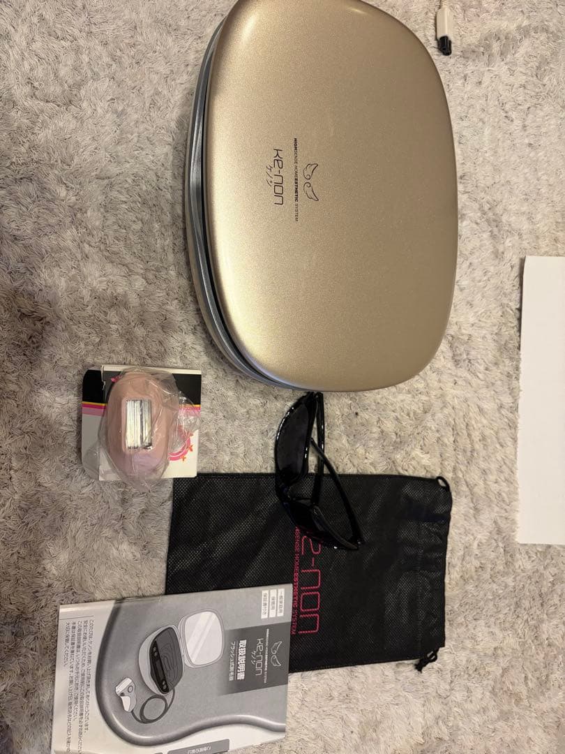 【ジャンク品？】KE-NON 脱毛器 ゴールド 7.1Ver