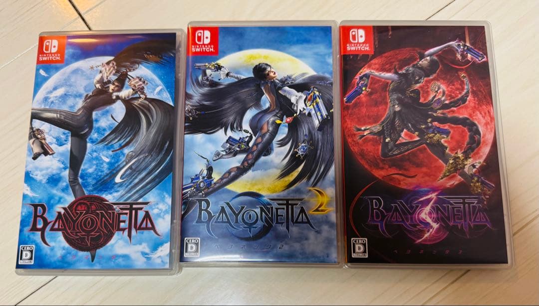 BAYONETTA(ベヨネッタ)　1.2.3まとめ BAYONETTA(ベヨネッタ) 1.2.3まとめ ベヨネッタ switch 1+2+3 3本