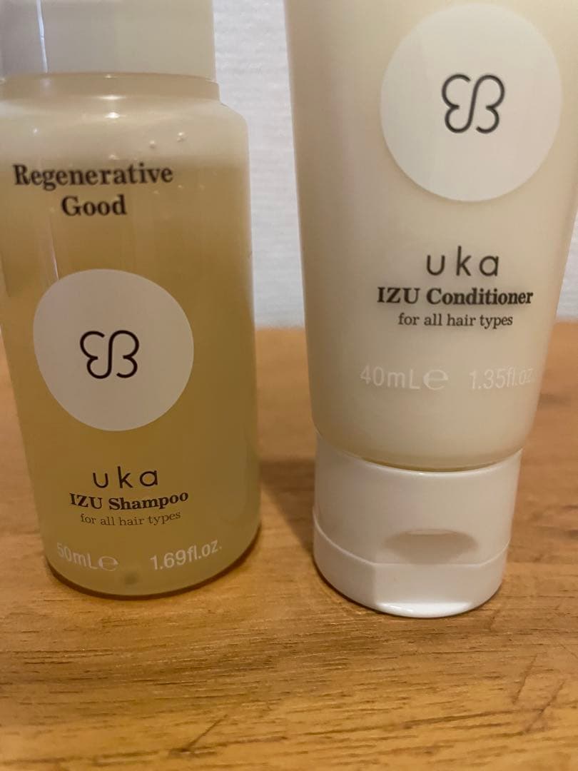 uka IZU シャンプー&コンディショナー ハリコシトライセット - メルカリ
