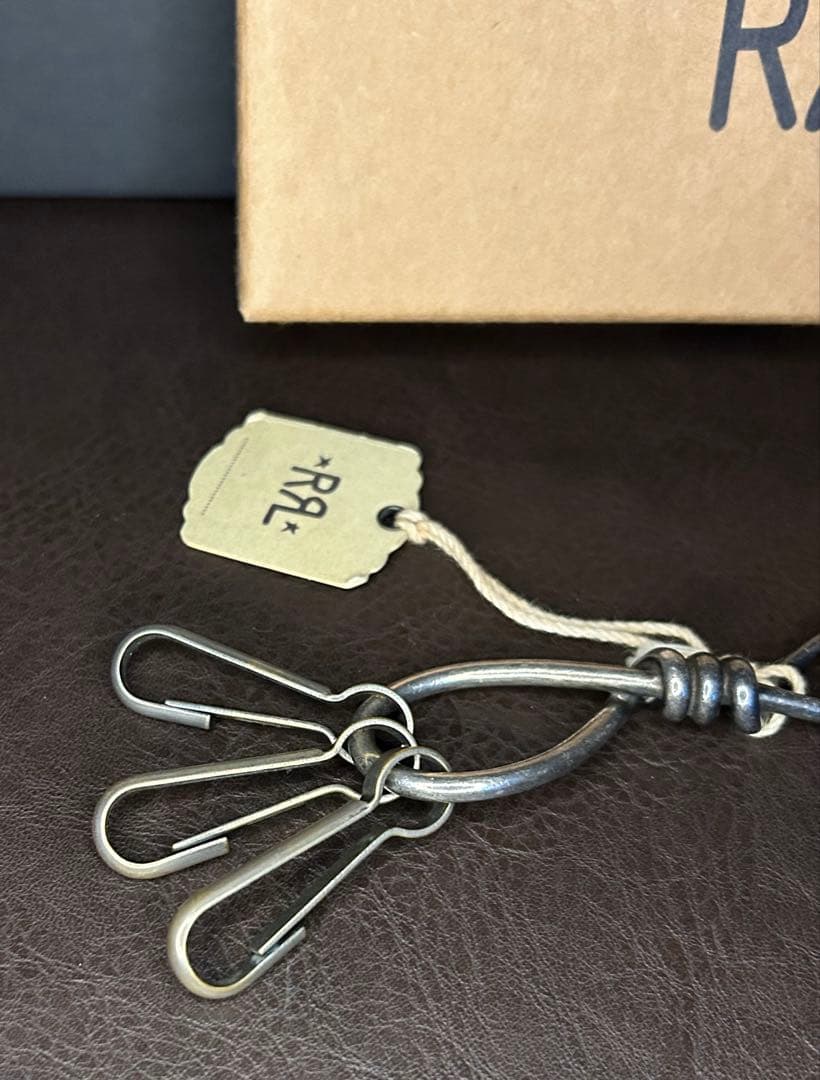 RRL ラルフローレン レザー製キーホルダー キーフォブ - メルカリ