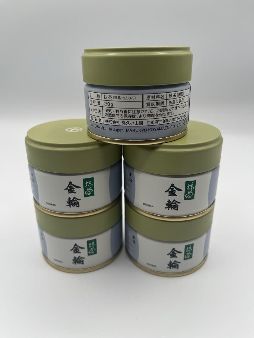 宇治 丸久小山園 抹茶 金輪 (KINRIN) 20g 5缶セット - メルカリ