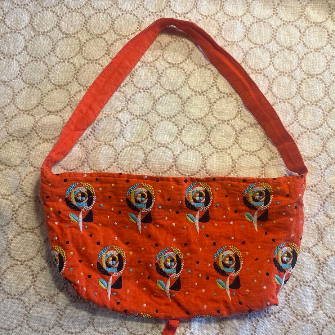 ミナペルホネン　sand rose ショルダーバッグ wind wave ショルダーバッグ - minä perhonen