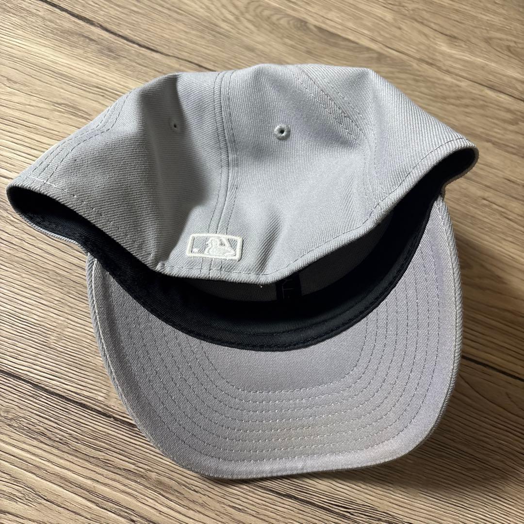 New Era 59FIFTY グレー キャップ 7 1/4 - メルカリ