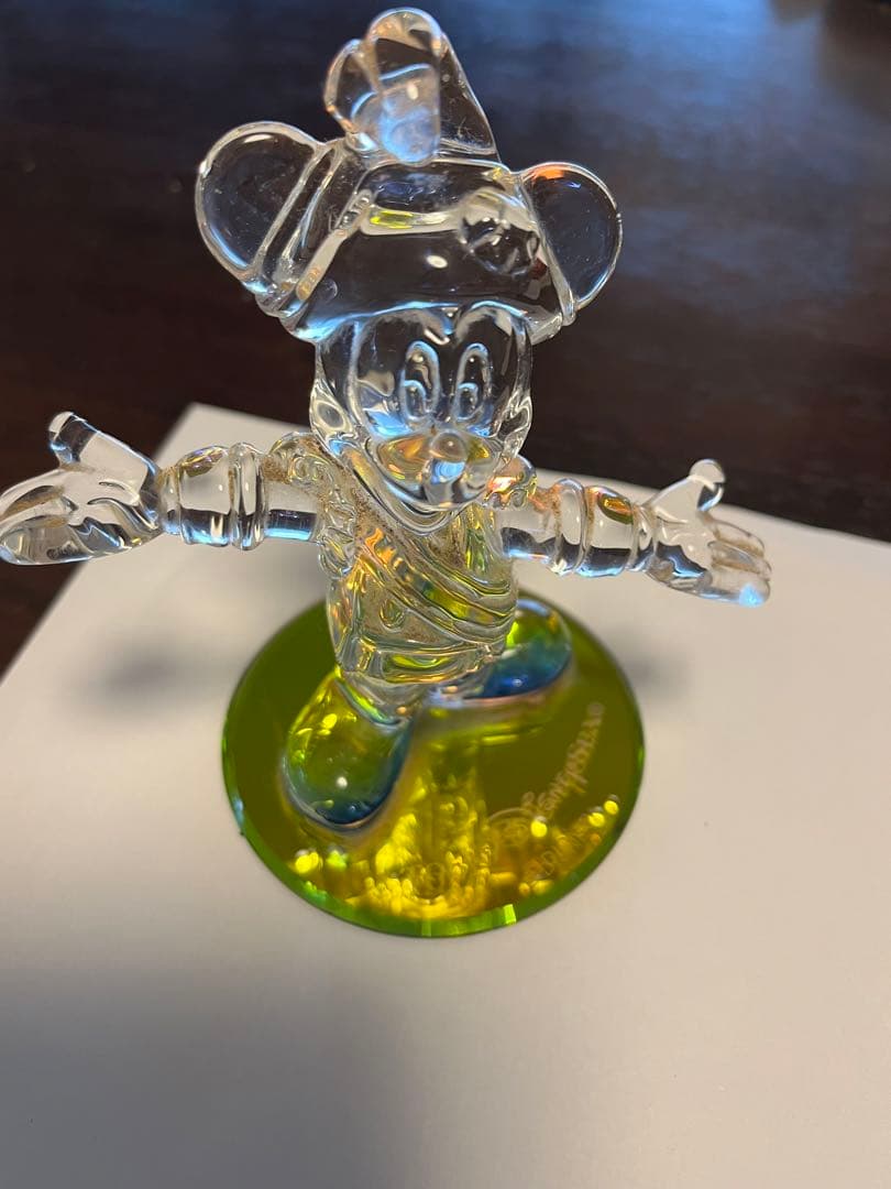ディズニーシー ミッキーマウスガラス細工 - メルカリ