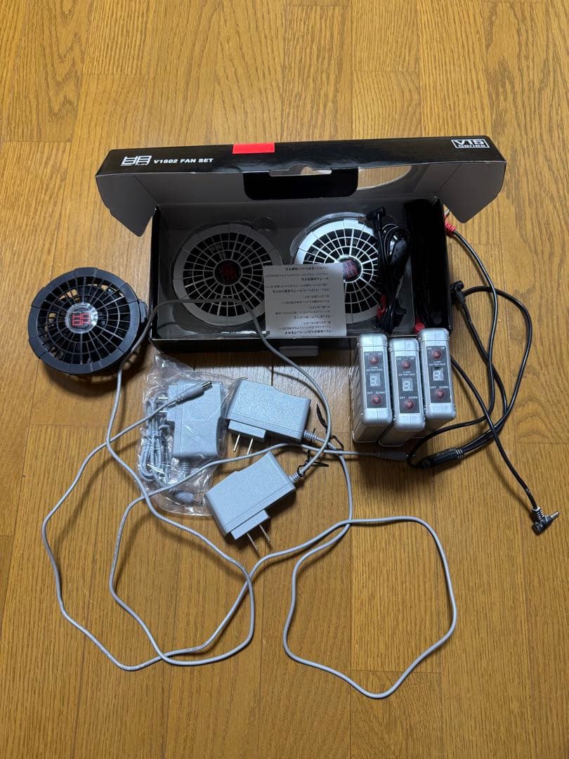 HOOH 快適ウェア 空調服 ファンバッテリーセット 付属色々セット 村上被服 HOOH V2801ｰV2802（ファンバッテリーセット）｜空調服・EF