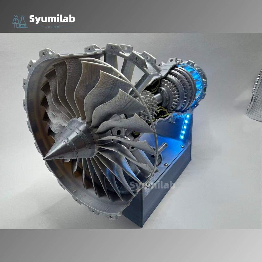 プレミア版 TR900 A380 航空機 エンジンモデル 3Dプリンタ 可動 - メルカリ