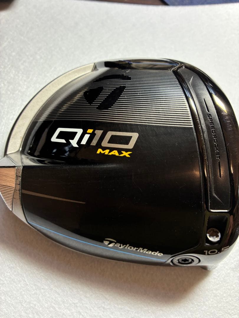 テーラーメードQi10 MAX10.5度　ヘッドのみ TaylorMade（テーラーメイド） Qi10 MAX ドライバーヘッド単品＋