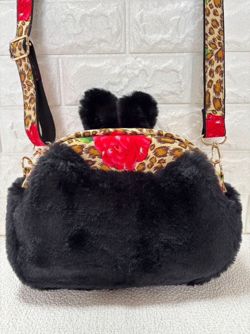 ゆ*ら様 コヤンイサムチョン ハンドメイド ファーショルダーバッグ