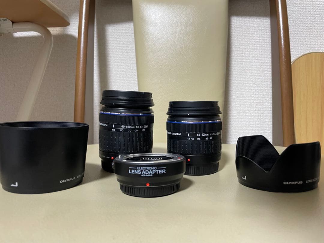 OLYMPUS ズームレンズセット 40-150mm 14-42mm - メルカリ